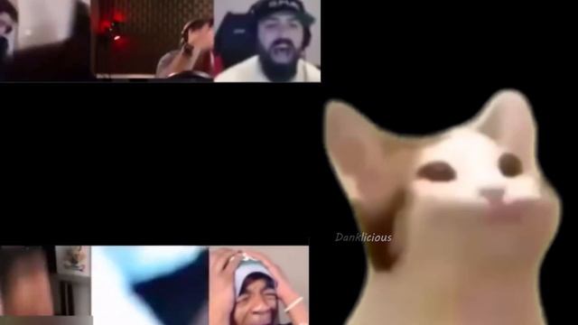YouTubers React to Pop Cat (scary) смотреть онлайн