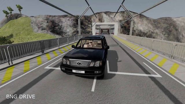 Crazy Long Jump with Lexus - BeamNG Drive смотреть онлайн