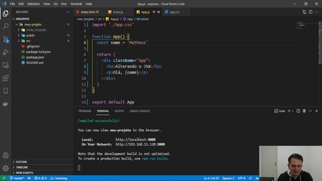 Curso React: Entendendo o JSX - #03 смотреть онлайн