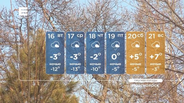 Синоптики рассказали, когда в Красноярск и край придёт весеннее тепло смотреть онлайн