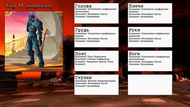 Сеты на ПАЛАДИНА Т1...Т17