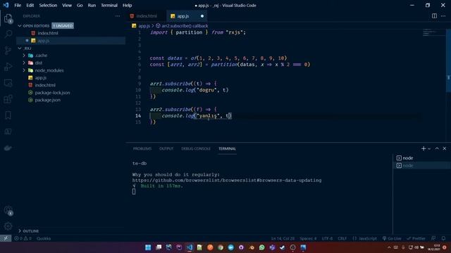 RXJS (Partition) смотреть онлайн