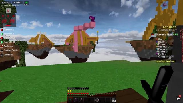 HAVADA UÇAN İNANILMAZ HİLE Minecraft: Hypixel Bedwars смотреть онлайн