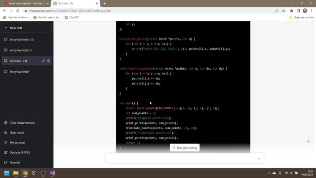 ChatGPT ile C Programlama Dili 2 - Erdem Ersoy 35 смотреть онлайн