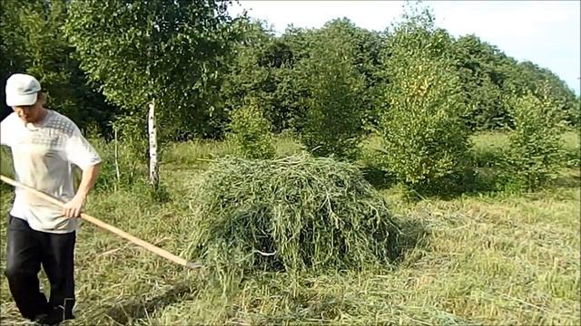 Сенокос 2016 / Заготовка сена вручную / Жизнь в деревне смотреть онлайн