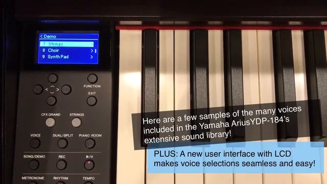 Just arrived at JW Music...Yamaha Arius YDP-184 Digital Piano! смотреть онлайн