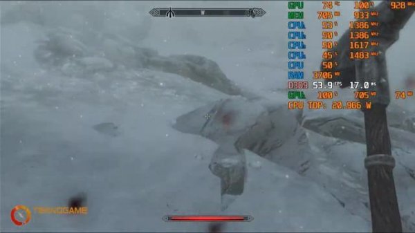 The Elder Scrolls V: Skyrim Gameplay | AMD Ryzen 3 3200U Vega 3