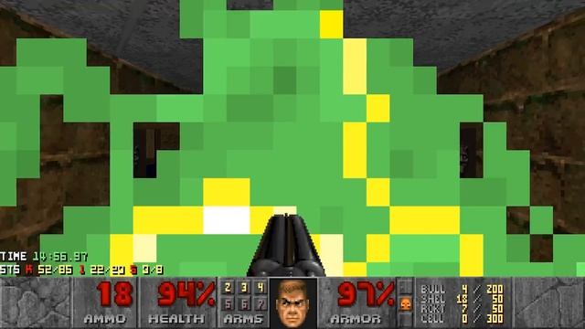 Doom 2 in Spain Only - MAP31: Zona Secreta (Blind Ultra-Violence 100%) смотреть онлайн
