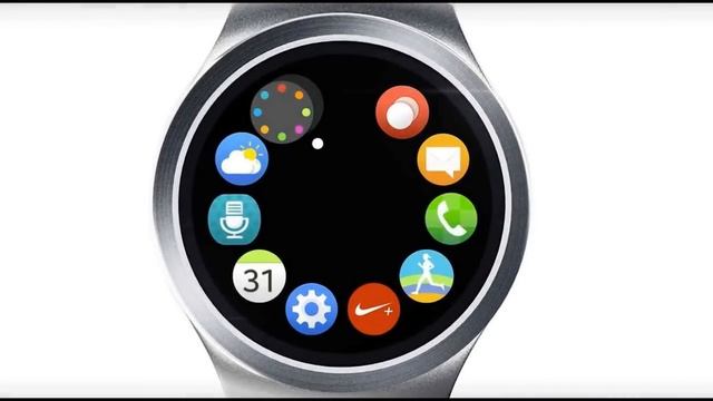 Samsung Gear S2 smartwatch with rotating bezel, Tizen OS { OFFICIAL VIDEO ] смотреть онлайн