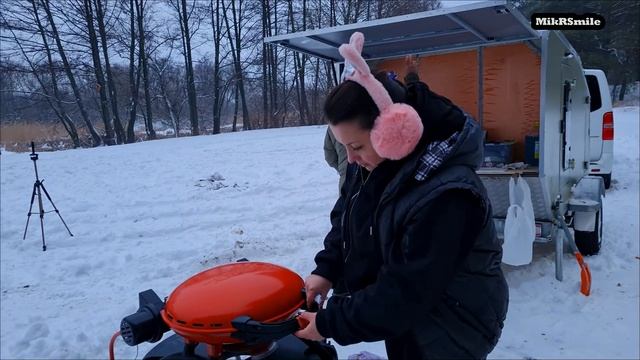 Первый выезд на автодоме. Самодельный мини караван. Новогодние каникулы смотреть онлайн