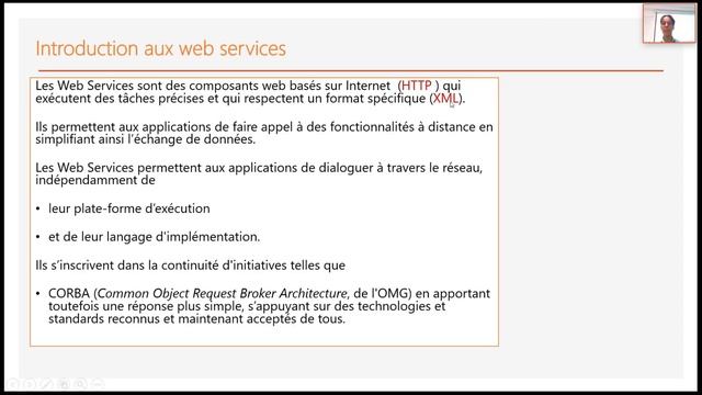 Saison 20-21 - Part 1 - Web services SOAP WSDL UDDI Concepts de base смотреть онлайн
