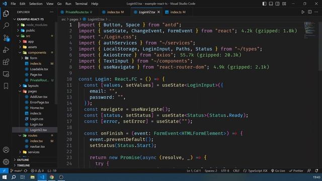 REACT JS | PROTECTED ROUTE (TYPESCRIPT) смотреть онлайн