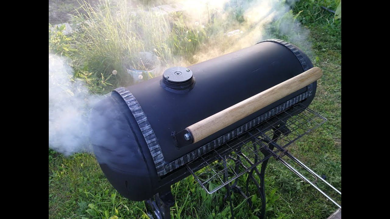 Мангал из газового баллона!!!Своими руками!