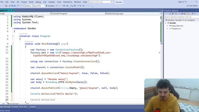 C# ile RabbitMQ'i Pratikte İnceleyelim смотреть онлайн