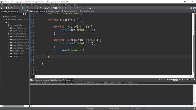 Rhombus Pattern || Java Programming || Code With Kalyan смотреть онлайн