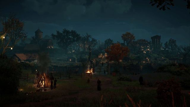 Gaming #ASMR - Relaxing with Assassin's Creed Valhalla - Campfire in Glowecestre смотреть онлайн