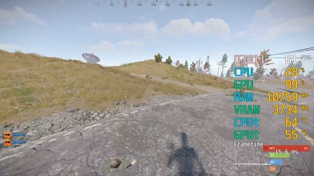 GeForce GTX 1650 -- AMD Ryzen 5 5600G -- Rust FPS Test смотреть онлайн