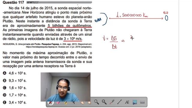 ENEM 2021 - No dia 14 de julho de 2015, a sonda espacial norte--americana New Horizons atingiu o po смотреть онлайн