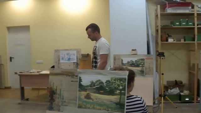 Андрей Морозов рассказывает об истории пастели.MP4 смотреть онлайн