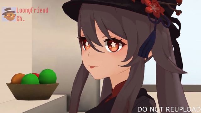 【Genshin Impact MMD】Hu Tao Can't Stop Herself as Zhongli Chokes смотреть онлайн