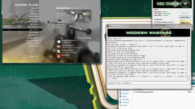 VAC Chaos Modern Warfare 2 Pre-release Demo Video (VAC disabler) by AgentGOD [Original HD] смотреть онлайн