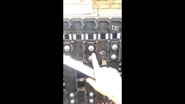 Самодельная гусеница. Траки нового образца. смотреть онлайн