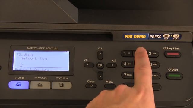 Connect Brother printer to wifi - wireless tutorial смотреть онлайн
