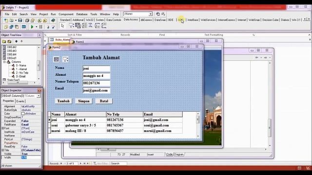 Belajar Delphi 7 #09 - Perbedaan ADOTable & ADOQuery (Select Pada Database) смотреть онлайн