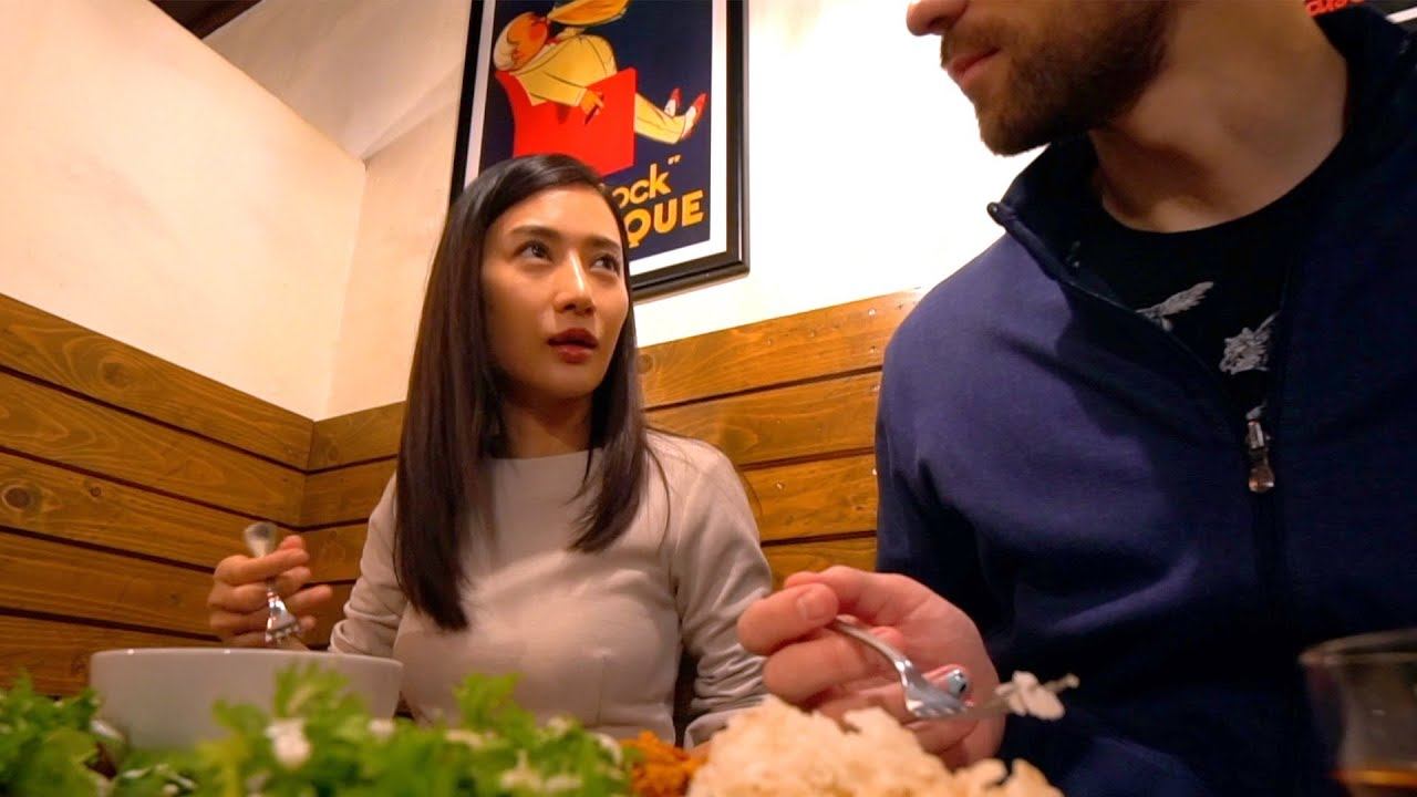 Нежное свидание с японкой Маки. Реакция на мою бороду и волосы. Осторожные ухаживания смотреть онлайн