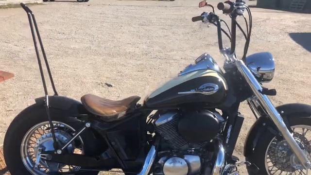 Honda Shadow ACE Hardtail Bobber смотреть онлайн