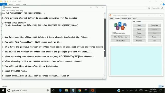 Microsoft Office 2016 Crack || Get Official Updates || Lifetime free || 2018 смотреть онлайн