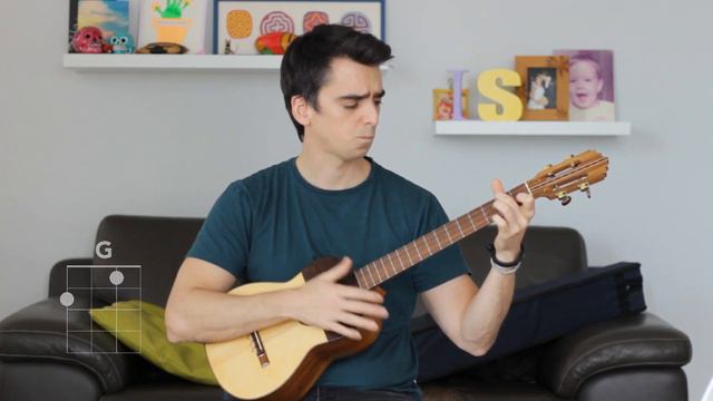 Cómo tocar STAND BY ME, cover con CUATRO VENEZOLANO para principiantes (acordes y rasgueo básico) смотреть онлайн