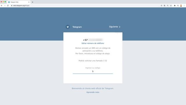 6. Cómo iniciar sesión desde la web | Curso de Telegram смотреть онлайн