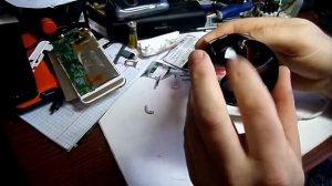 Ремонт фена для волос, замена лопастей вентилятора.