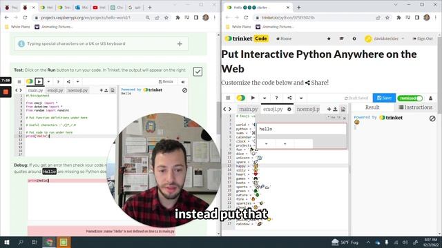 Hello World Tutorial [Part 1] Python Project - (Raspberry Pi Python Pathway) смотреть онлайн