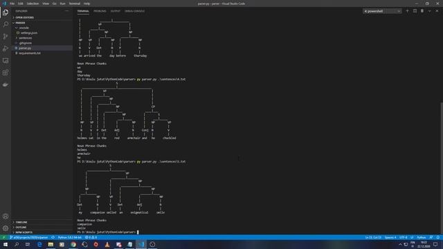 CS50’s Introduction to Artificial Intelligence with Python, Project 6a: Parser смотреть онлайн