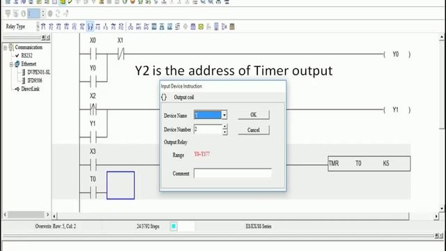 PLC Ladder Programming using delta wplsoft simulator | PLC programming trainning смотреть онлайн