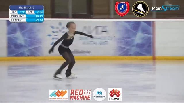 Полина Ляненко (1 место) - Ангелы Плющенко - Турнир на призы СК "Армия фигурного катания" 09.10.202 смотреть онлайн