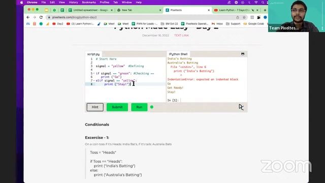 Learn Python - 7 Days Challenge: Day 2 смотреть онлайн