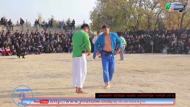 Komilonda katta kurash .1 tovoqqa Sherali Jo`rayev vs Jo`ra polvon смотреть онлайн