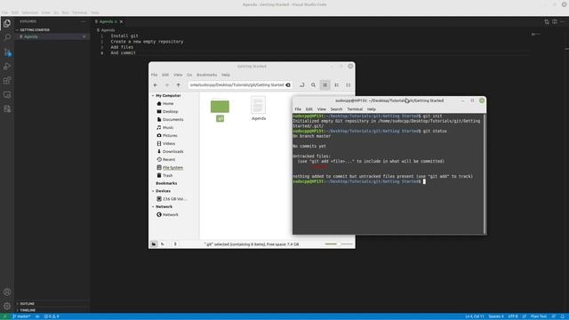 Getting Started with git and the Command line смотреть онлайн