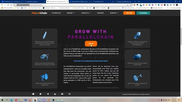 ParallelChain - тестнет и амбассадорка! Собрали 50 млн $ смотреть онлайн
