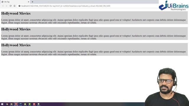 06 HTML DIV Tag | HTML Tutorial in Telugu | NAVEEN SAGGAM смотреть онлайн