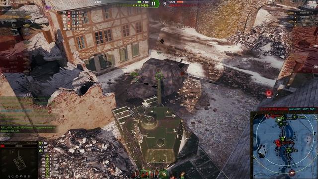 Выполняет ЛБЗ на 14000 урона на самом слабом тяжелом танке в World of Tanks! смотреть онлайн