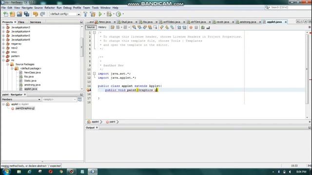 Java A Simple Applet created(Message box) смотреть онлайн