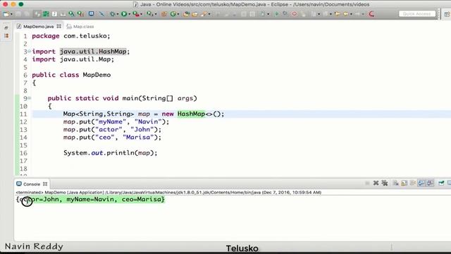 #11.8 Collection and Generics | Map Interface смотреть онлайн