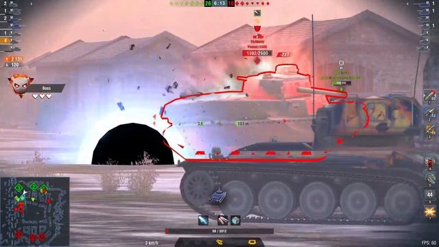 World of Tanks Blitz Replay: GuP Panzer IV Ankou Special "Big Boss" Mode смотреть онлайн