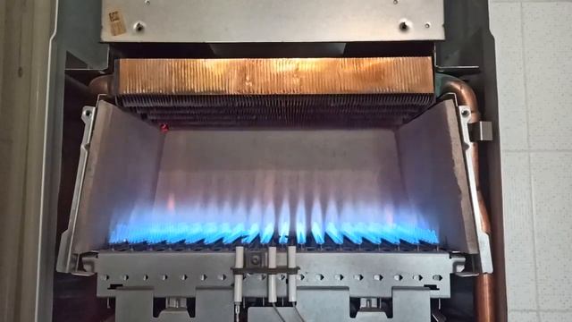 газовая горелка атмосферного котла Slowmotion