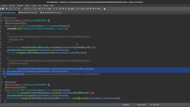 BDDMockito class in Mockito | Java | TechHub смотреть онлайн