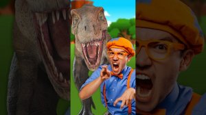Вы можете назвать этого динозавра?! Делай танец дино! #blippi #shorts